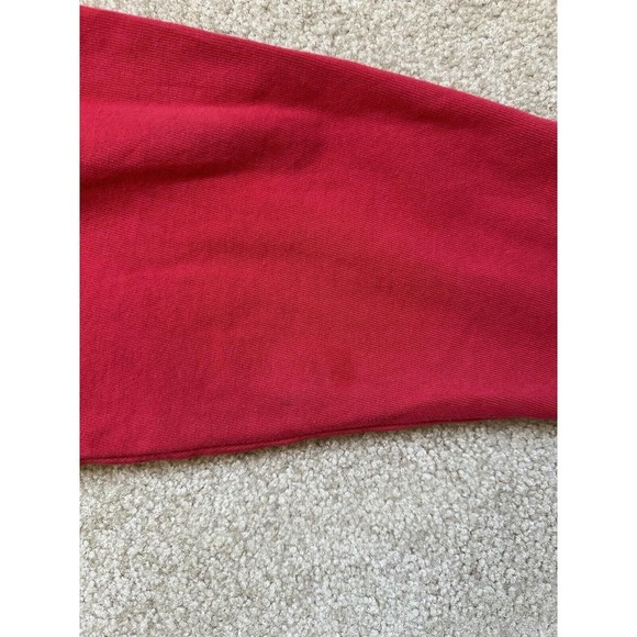 Vtg Polo Ralph Lauren Hi Tech Hoodie Hooded Sweatshirt Red Men's Medium H10242 - Picture 12 of 15